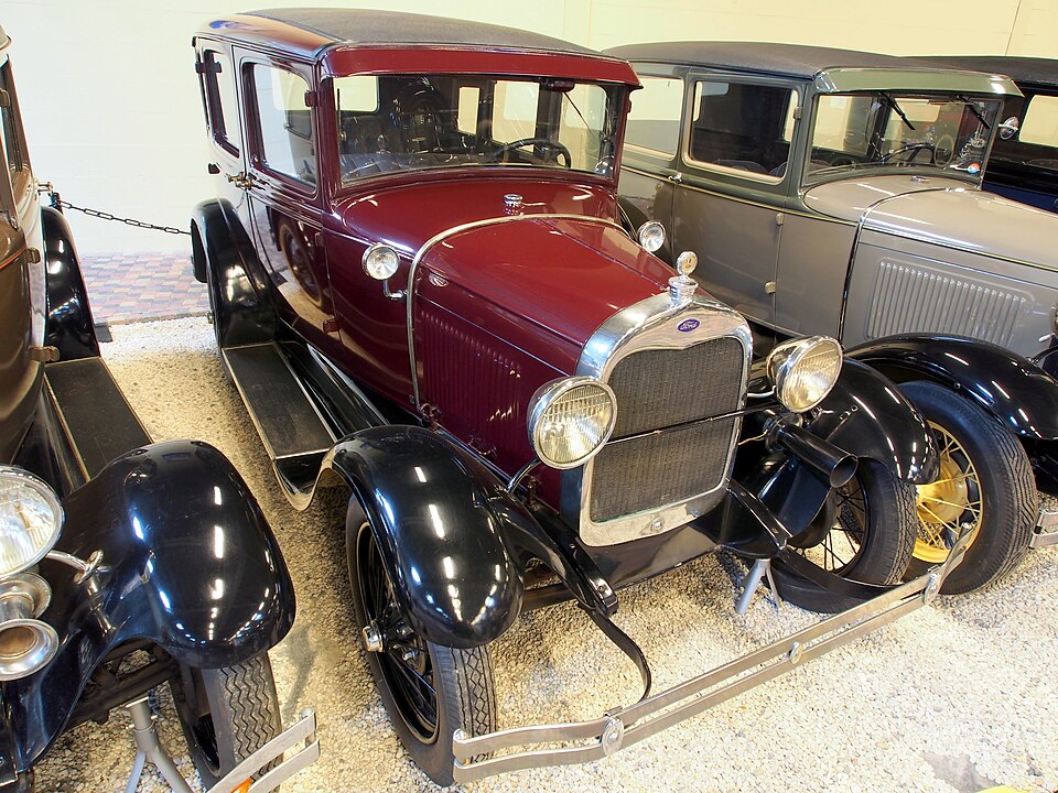 Standard Fordor — Three Side Windows — 1929 Ford Model A Standard Fordor — Three Side Windows