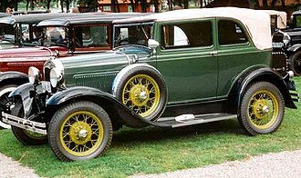 Convertible Sedan — 1931 Ford Model A Convertible Sedan