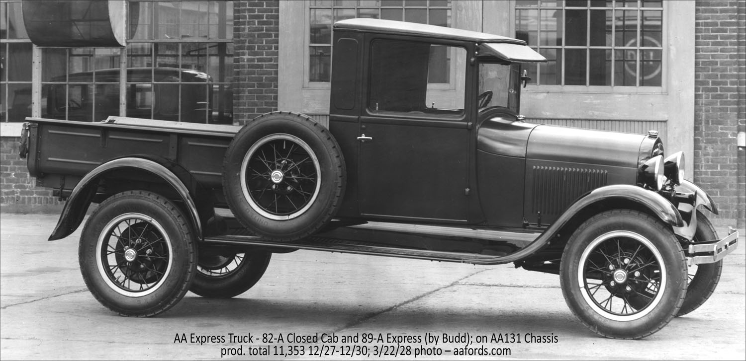 Express Truck — 89-A Express, period Ford photograph dated March 22, 1928