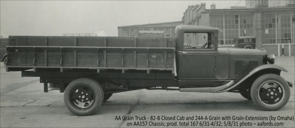 Grain Truck — 244-A Grain + Grain-Extensions with 82-B Cab