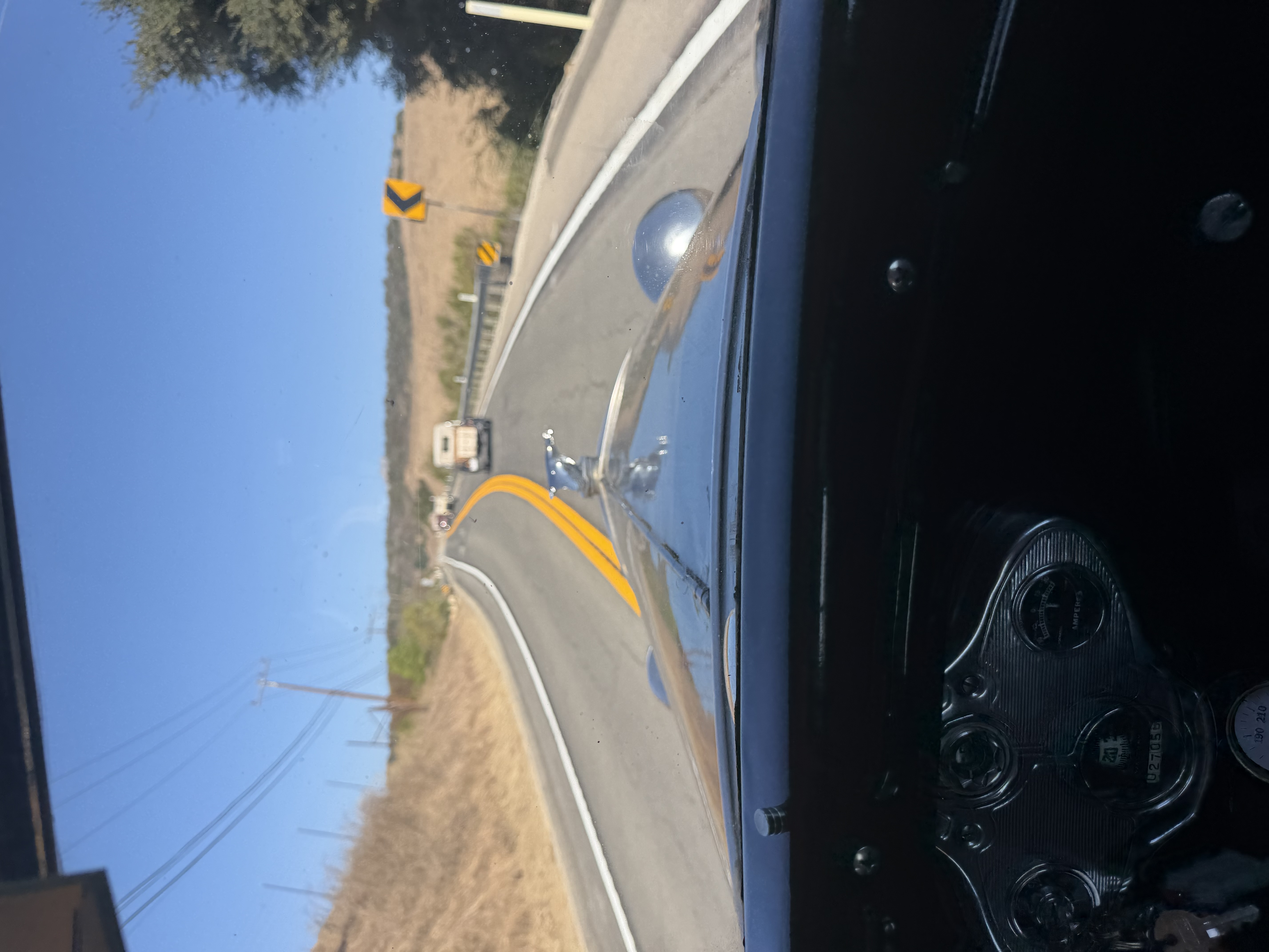 View from a Model A Ford on the Carpinteria tour